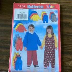 3/$15 New Butterick Kids Fashion Essential Pattern